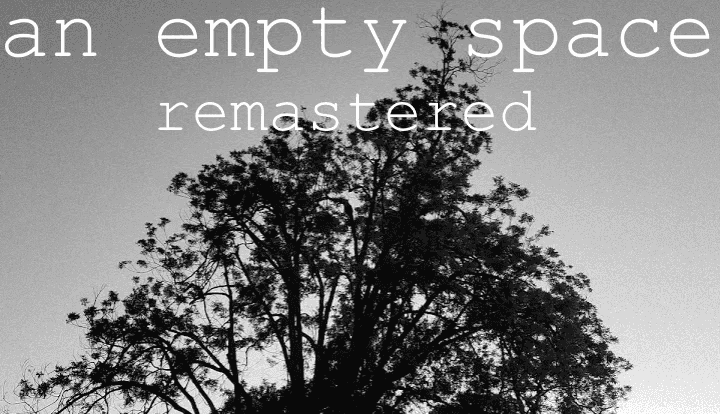 The logo for An Empty Space - Remastered, a Minecraft map for 1.16.4 by DeuxiemeCarlin on MCCreations