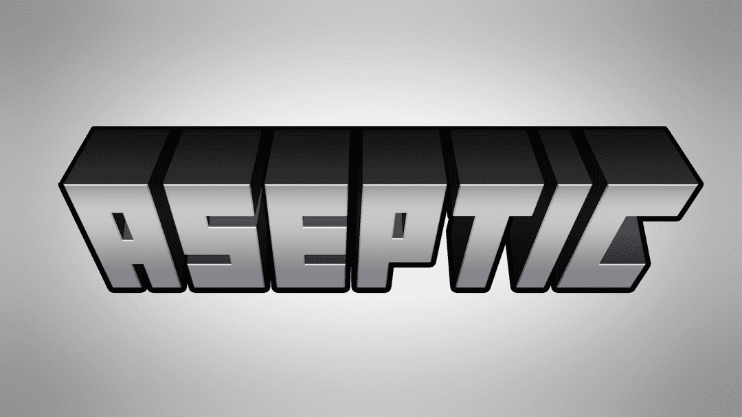 The logo for Aseptic, a Minecraft map for 1.18.1 by FingerMaps on MCCreations