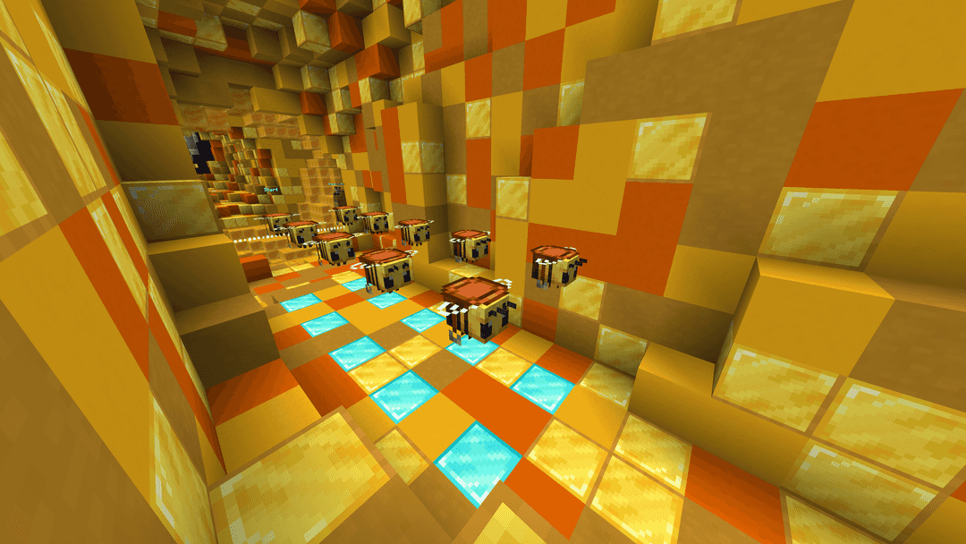 MCCreations의 Supersette가 만든 마인크래프트 1.15.2용 마인크래프트 map Bee Riders의 로고