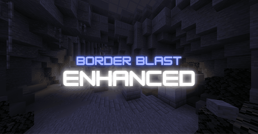 The logo for Border Blast Enhanced, a Minecraft map for 1.16.1 by Spark Games on MCCreations