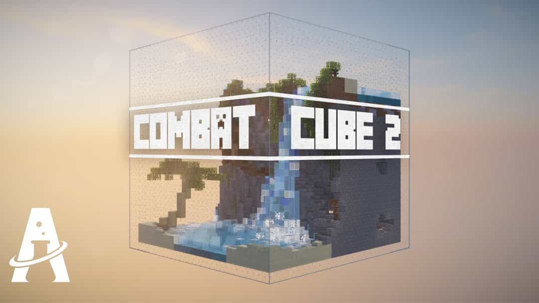 MCCreations의 ArcadiaLabs가 만든 마인크래프트 용 마인크래프트 map Combat Cube 2의 로고