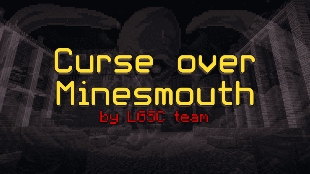 The logo for Curse over Minesmouth, a Minecraft map for 1.17.1 by LGSC team on MCCreations