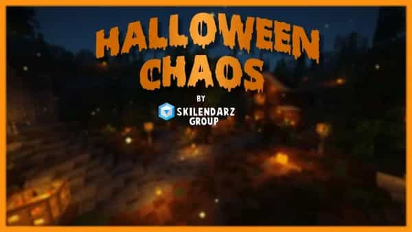 Halloween Chaos的标志—由Skilendarz为Minecraft1.19.2创作的Minecraftmap，上传于MCCreations