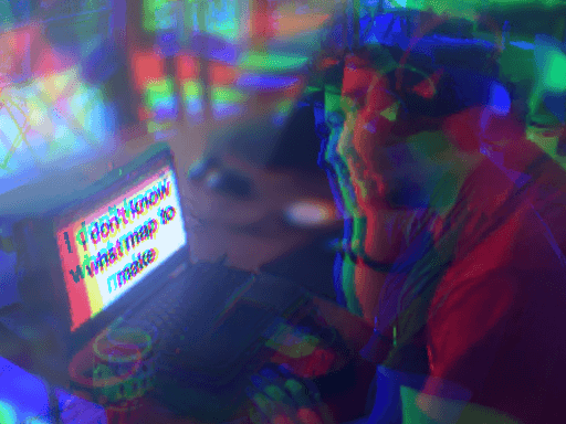 The logo for I Don't Know What Map To Make, a Minecraft map for 1.16 pre-6 by Henzoid on MCCreations