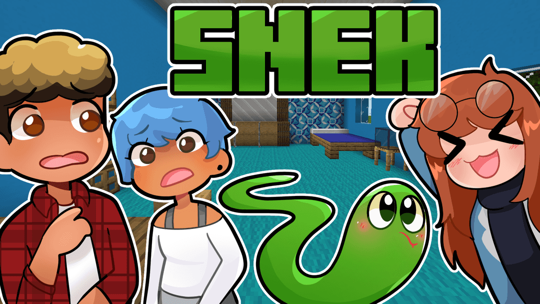 The logo for Snek, a Minecraft map for 1.18.2 by Henzoid on MCCreations