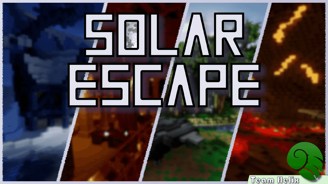 Solar Escape的标志—由Team Helix为Minecraft1.19.2创作的Minecraftmap，上传于MCCreations