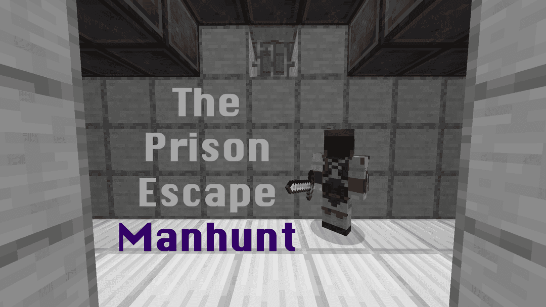 MCCreations의 Trevor가 만든 마인크래프트 1.16.5용 마인크래프트 map The Prison Escape Manhunt의 로고