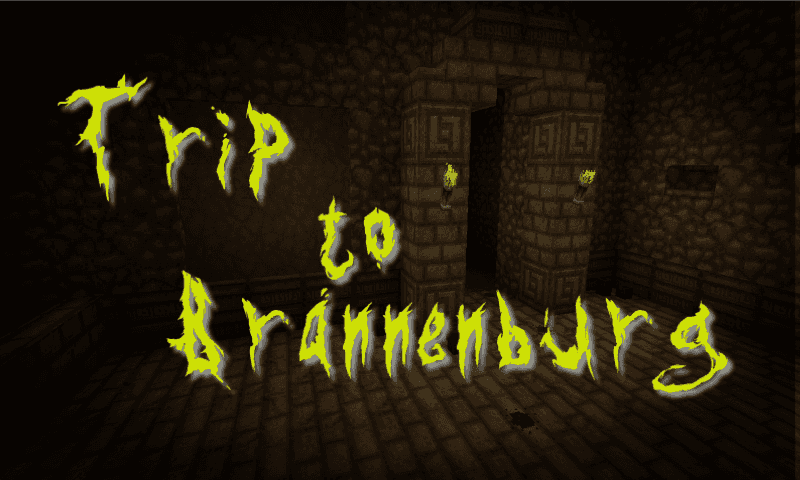 The logo for Trip to Brennenburg, a Minecraft map for 1.14+ by SeriousCraft on MCCreations