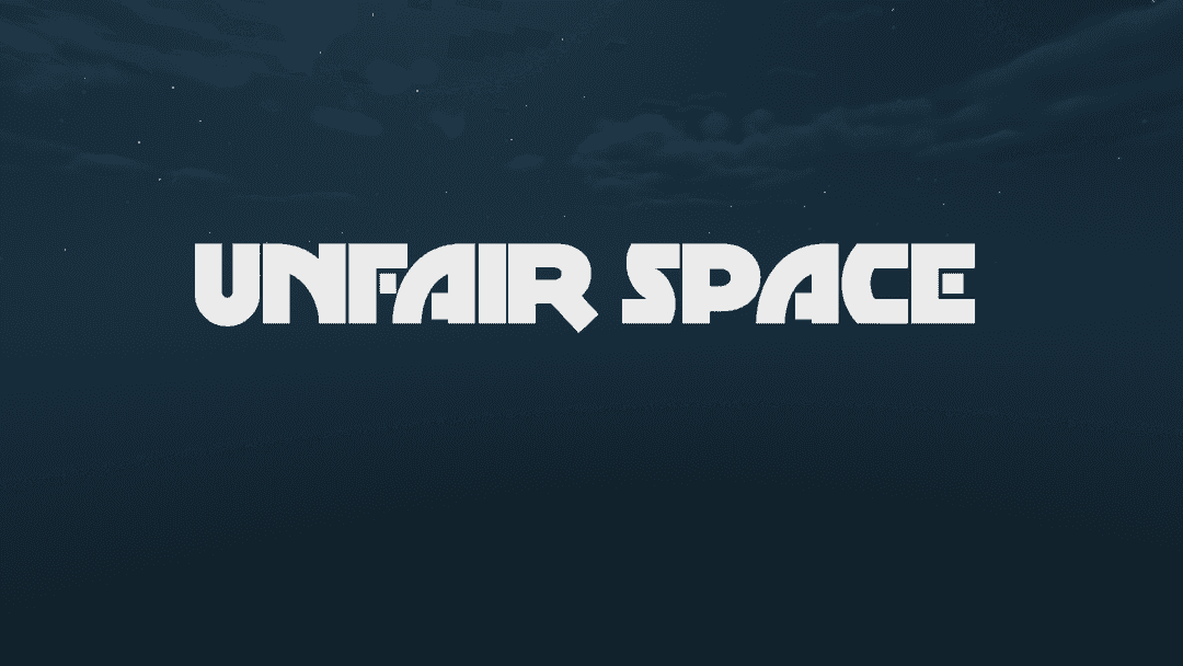 The logo for Unfair Space, a Minecraft map for 1.16.4 by DiversifiedPlayz on MCCreations