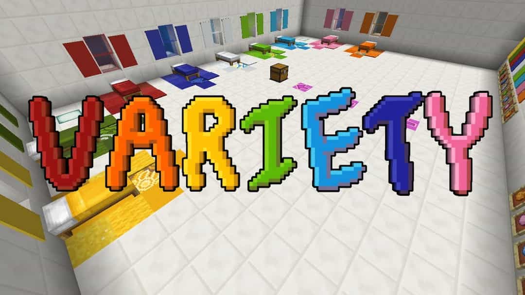The logo for Variety, a Minecraft map for 1.15.2 by FatalVortex on MCCreations
