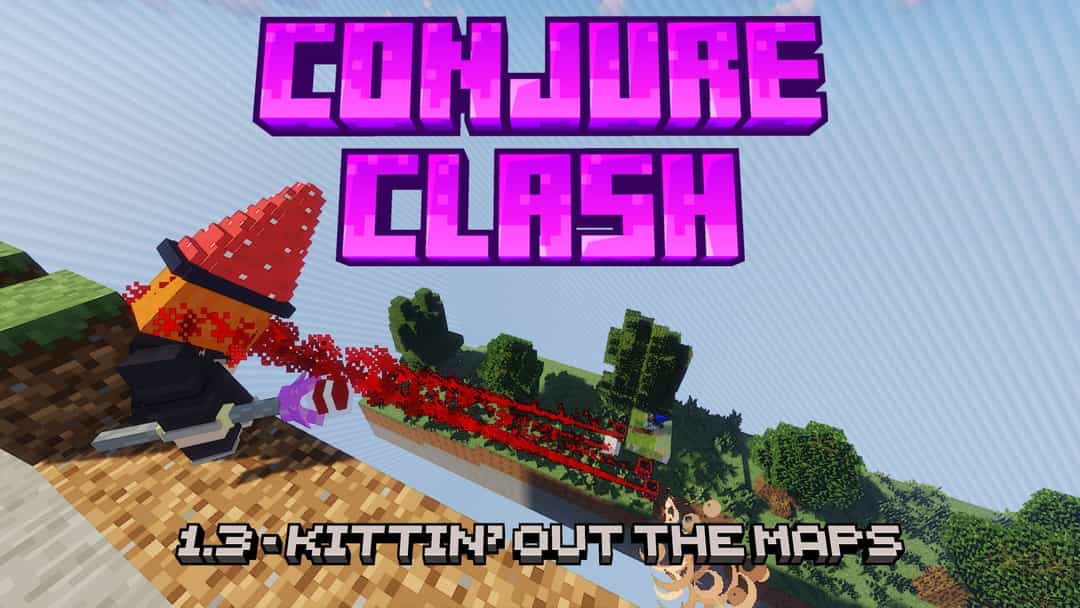 Conjure Clash的标志—由Chromatic为Minecraft1.20.4创作的Minecraftmap，上传于MCCreations