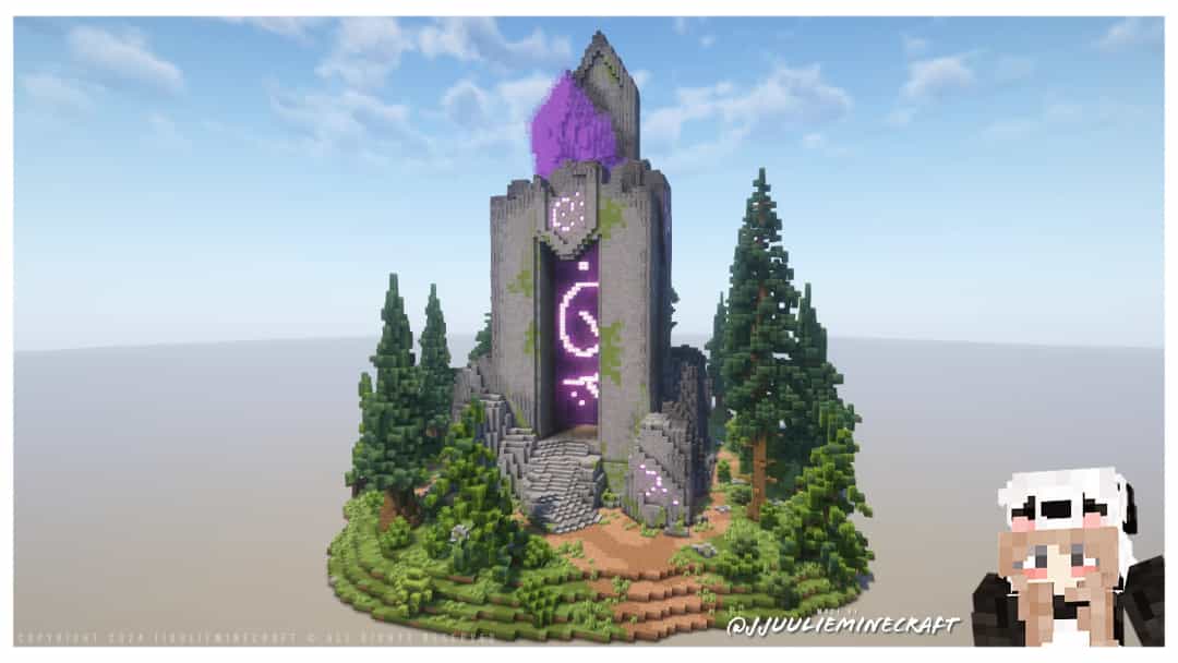 The logo for Magic Rune Portal, a Minecraft map for 1.20+ by JJuulie on MCCreations