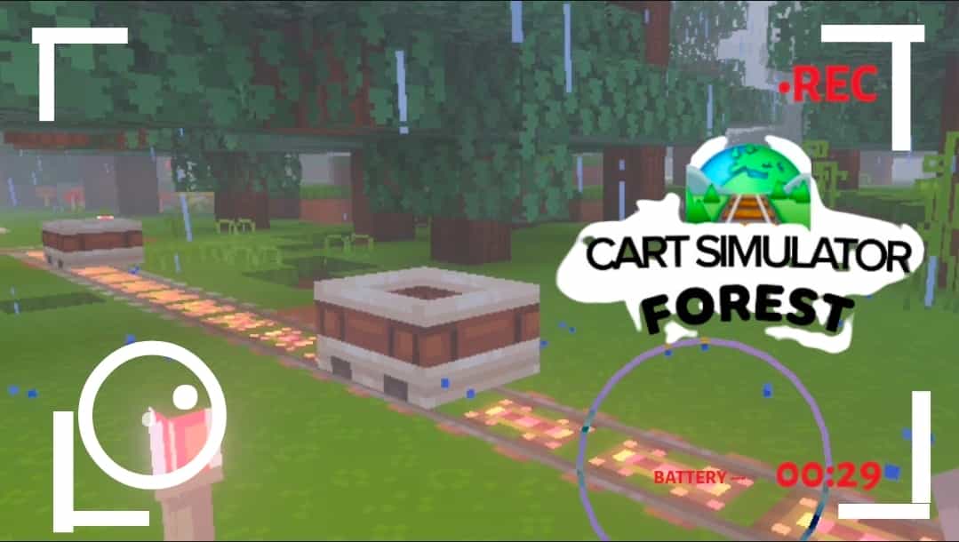 Логотип Cart Simulator Forest , map для Minecraft  от Nazar Yaya на MCCreations
