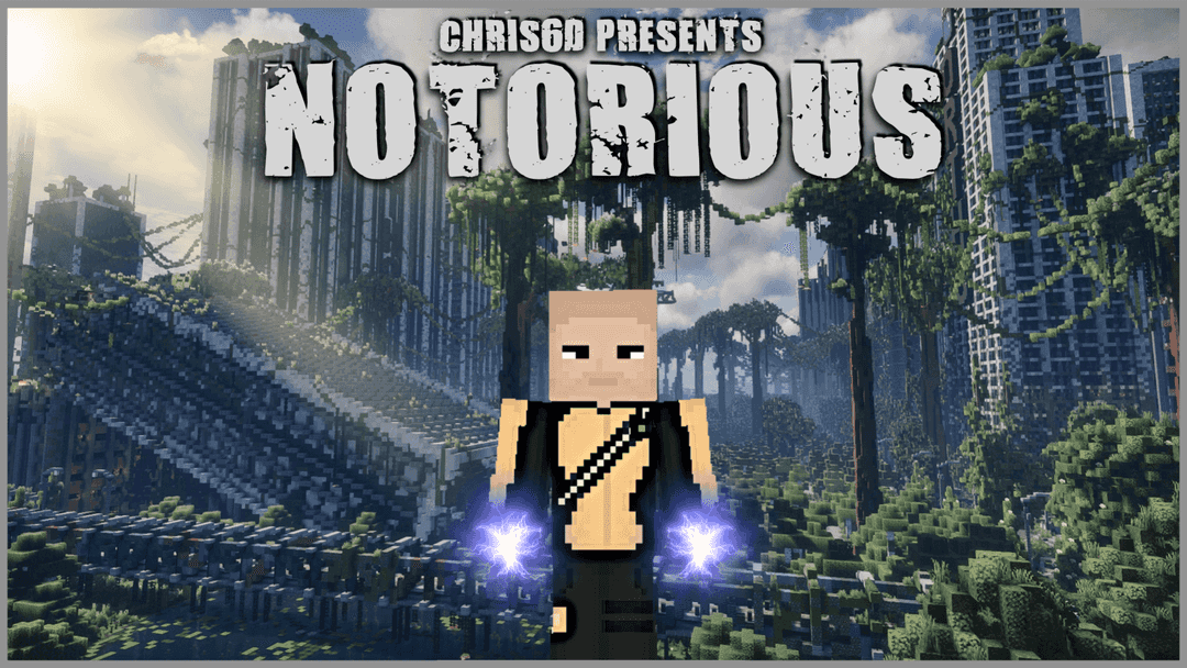 The logo for Notorious, a Minecraft map for 1.21.8 by Chris6d on MCCreations