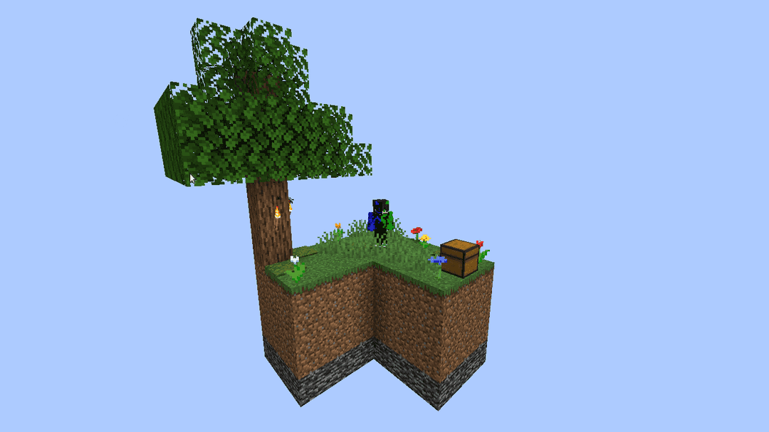 The logo for SkyBlock 1.21 By Reaper Creations, a Minecraft map for 1.21 & 1.21.1+ by Reaper Creations on MCCreations