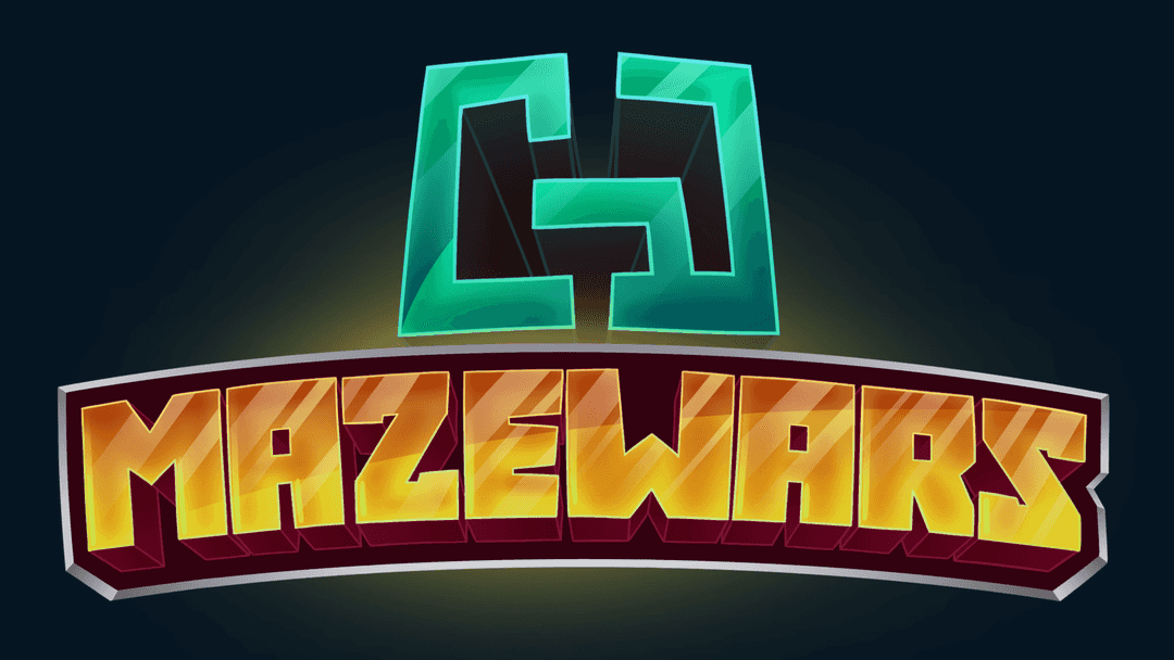 The logo for Maze Wars, a Minecraft map for 1.21.1 by Azerus Team on MCCreations