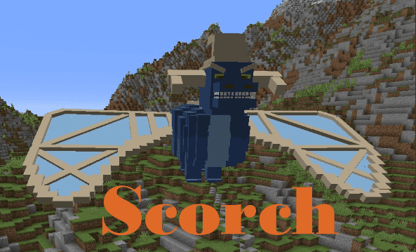 The logo for Scorch - Demo, a Minecraft map for 1.20.4 by Ganbarisa on MCCreations