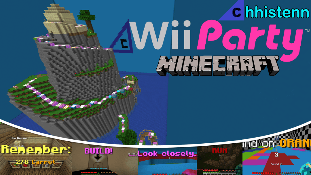 Wii Party的标志—由Chhistenn为Minecraft1.20.2创作的Minecraftmap，上传于MCCreations