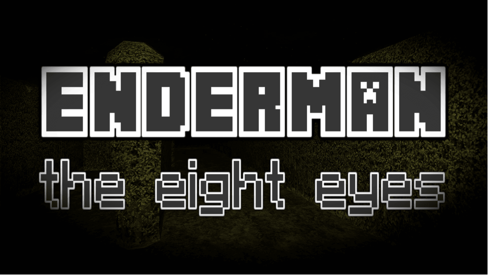 The logo for ENDERMAN: The Eight Eyes, a Minecraft map for Minecraft 1.16.5+ by leshagloom on MCCreations