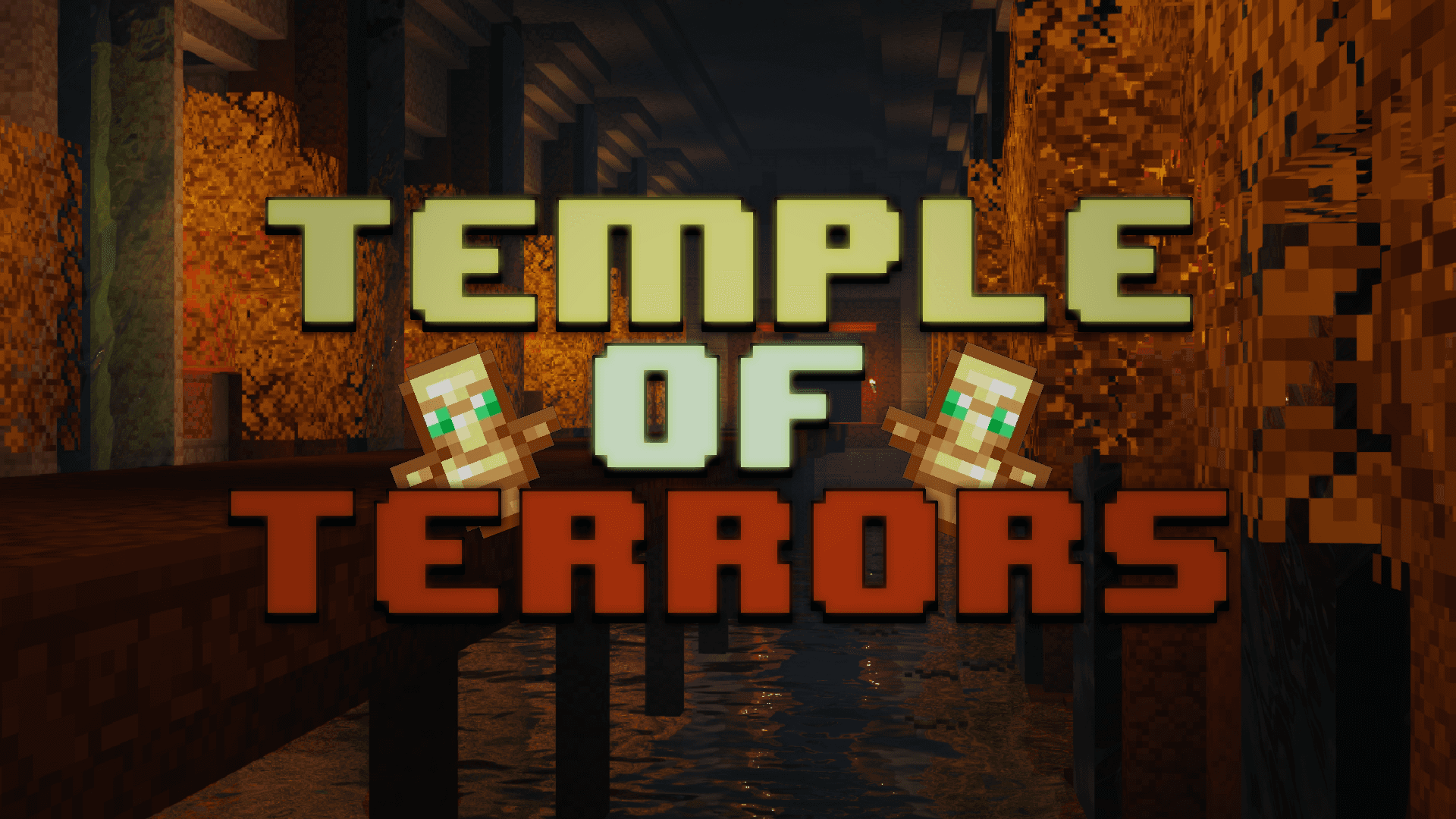 The logo for Temple of Terrors, a Minecraft map for Minecraft 1.20.1 by FingerMaps on MCCreations