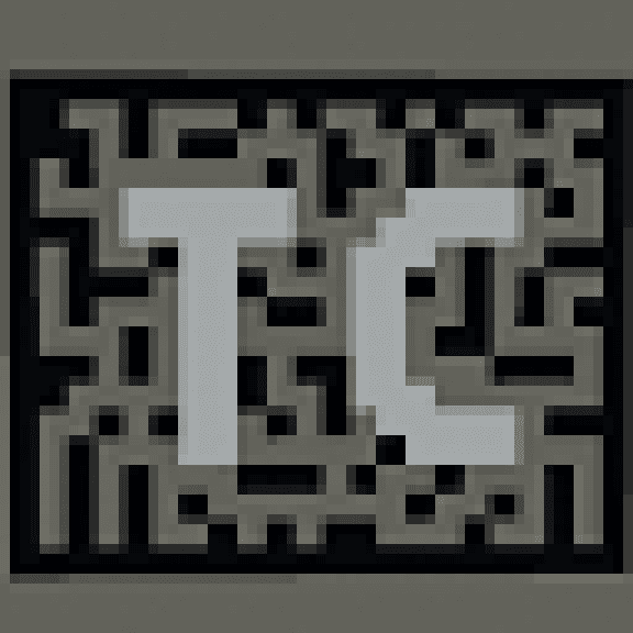 The logo for Twisted Corridors, a Minecraft map for Minecraft 1.15.2 by DeuxiemeCarlin on MCCreations