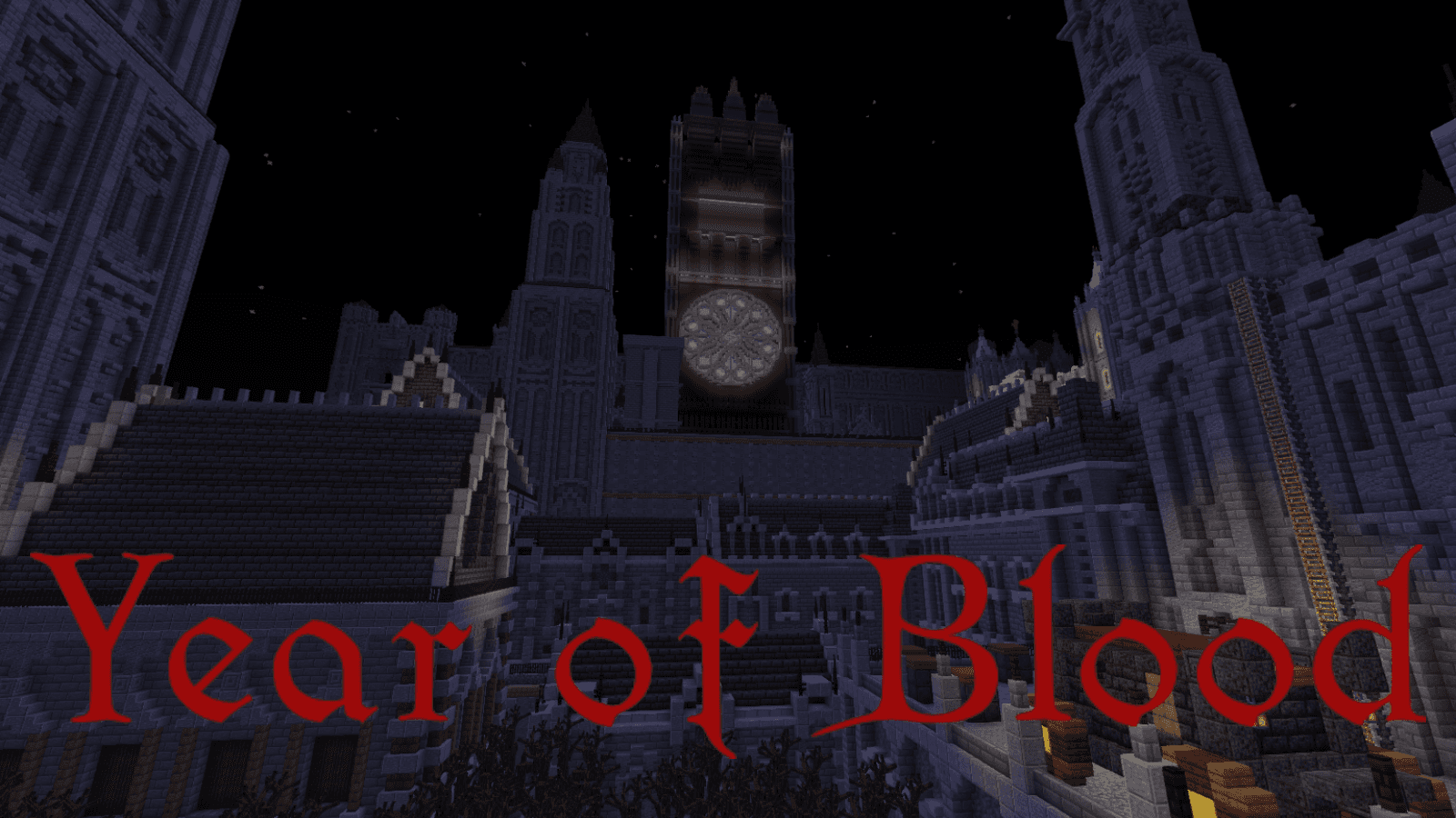 The logo for Year of Blood, a Minecraft map for Minecraft 1.19+ by LGSC team on MCCreations