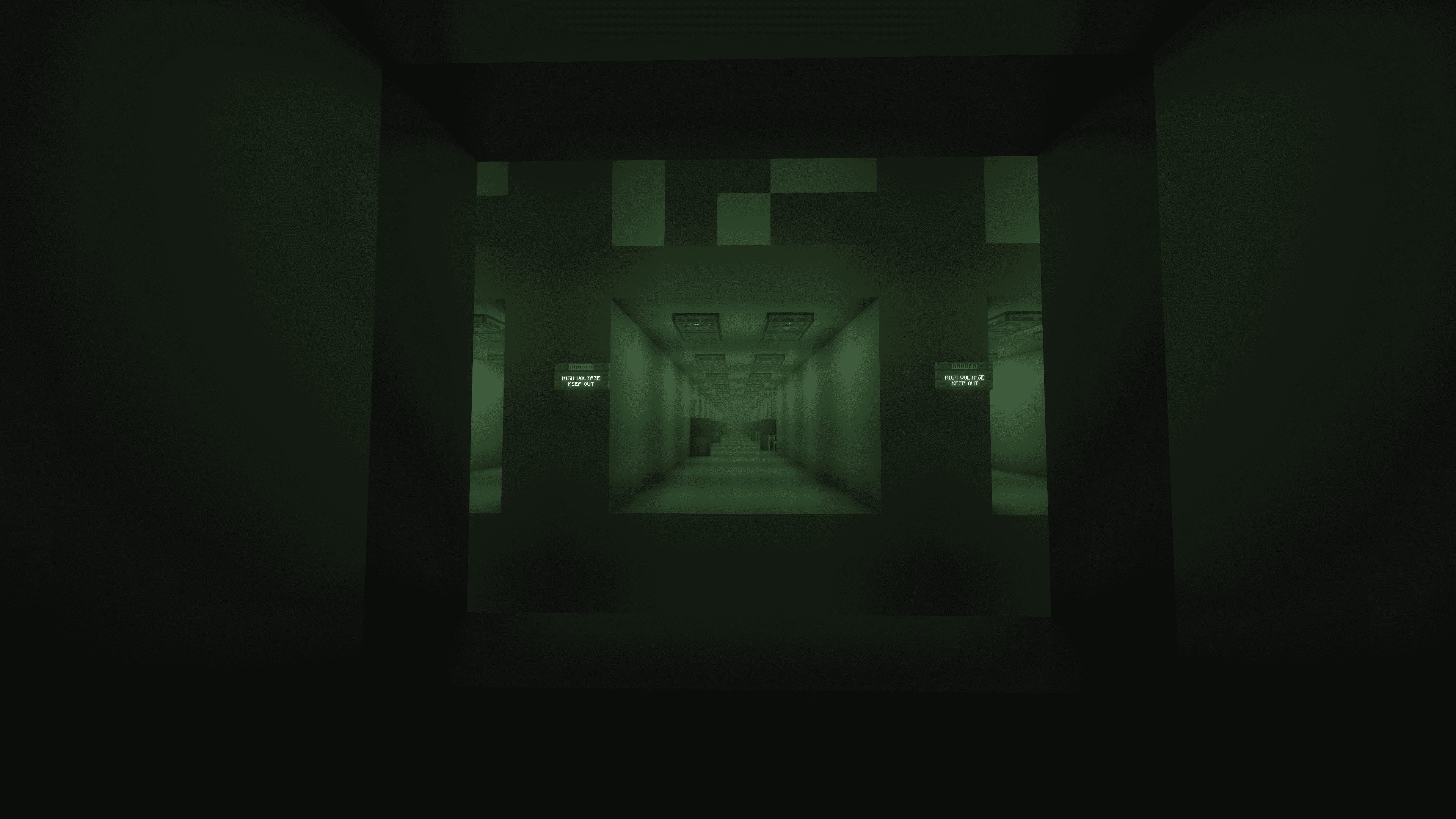The logo for The Hallways, a Minecraft map for Minecraft 1.21.1 by Haphaza on MCCreations