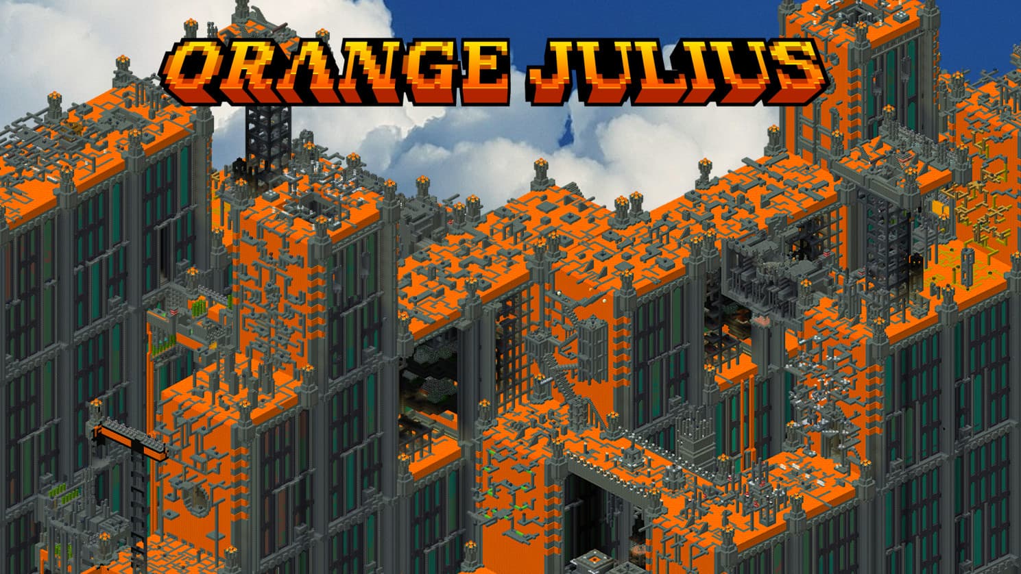The logo for Orange Julius, a Minecraft map for Minecraft 1.21.4 by Cake on MCCreations
