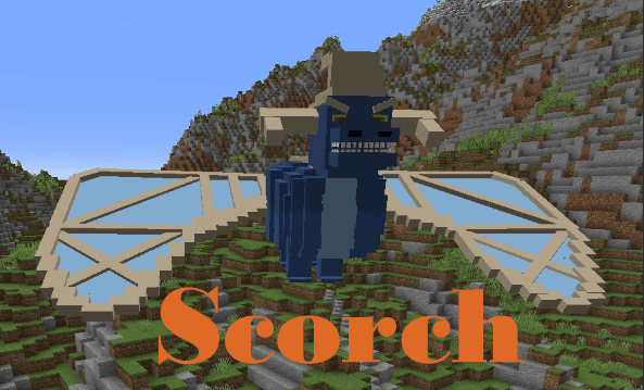 The logo for Scorch - Demo, a Minecraft map for Minecraft 1.20.4 by Ganbarisa on MCCreations