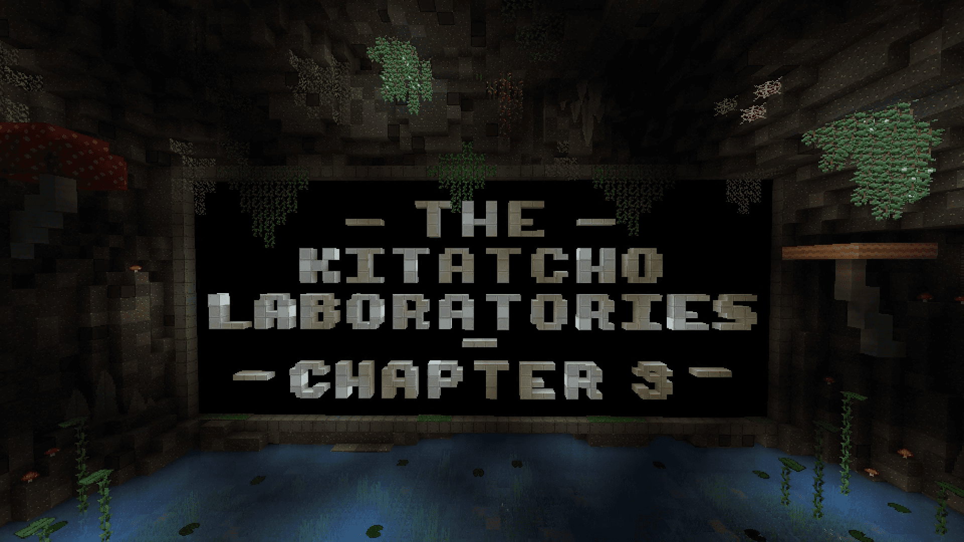 The logo for The Kitatcho Laboratories - Chapter 3, a Minecraft map for Minecraft 1.20.4 by Team Syllica on MCCreations