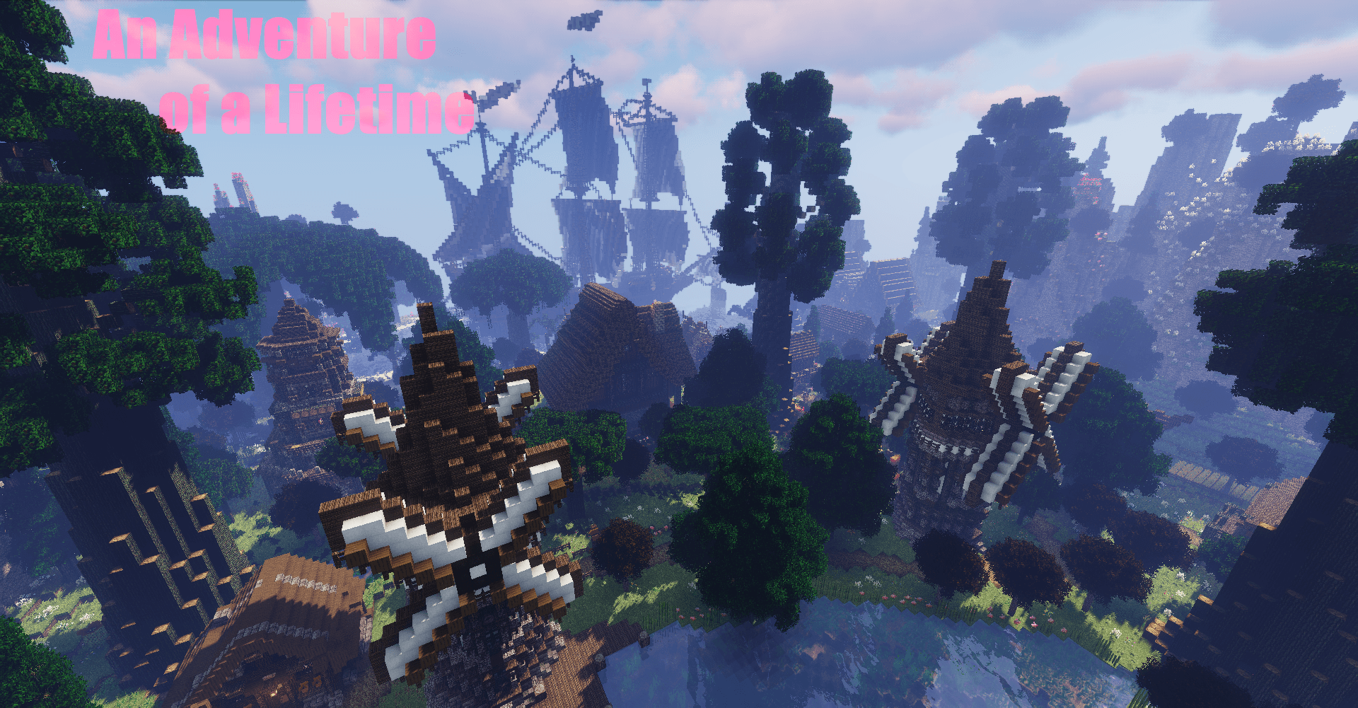 MinecraftのマップAn Adventure of a Lifetime - A Fully Voiced Adventureのロゴ