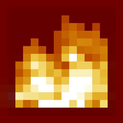 MinecraftのリソースパックLow On Fireのロゴ