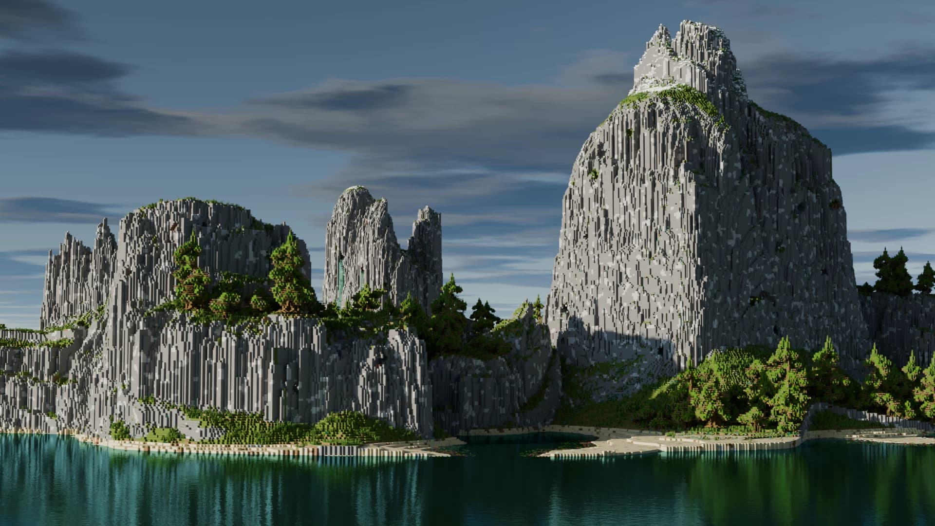 MinecraftのマップFREE - 1000x1000 Minecraft Landscapeのロゴ