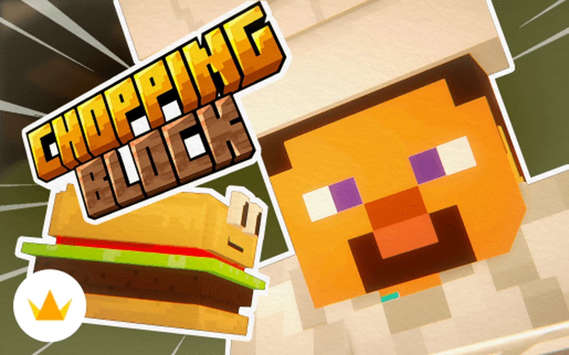 MinecraftのマップChopping Block 2.0のロゴ