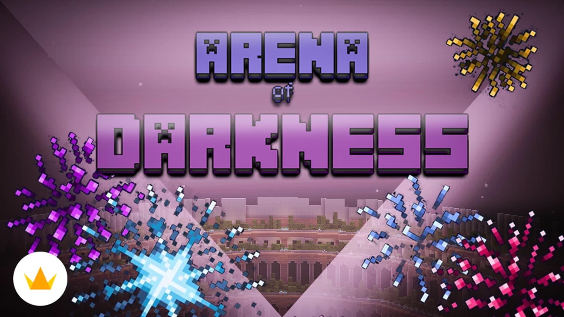 Arena of Darkness的标志,Minecraft地图