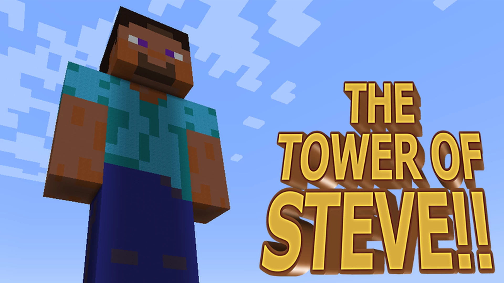 MinecraftのマップThe Tower of Steve!!のロゴ
